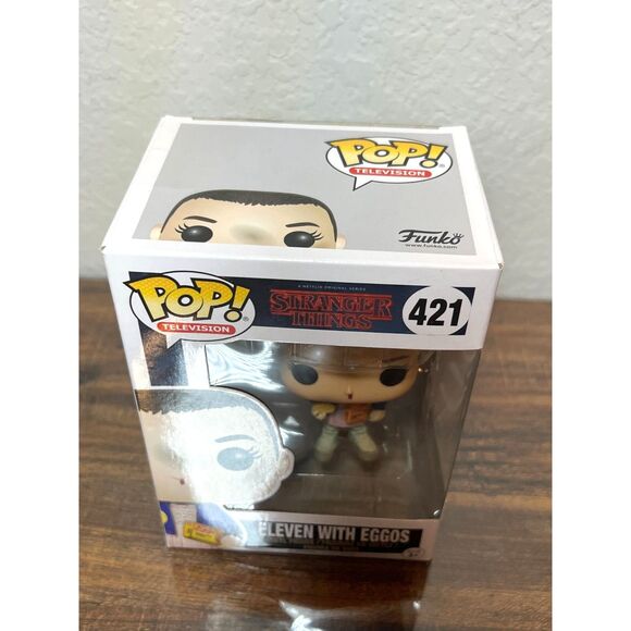 Funko Pop Stranger Things Demogorgon #428 & Eleven with Eggos #421 Lot of 2 Toys - Picture 3 of 10